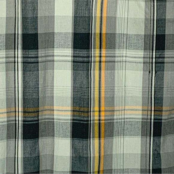 Kavu~Men’s Short Sleeve Sage‎ Green Plaid Button Up Camp Shirt~Sz S - Picture 10 of 13